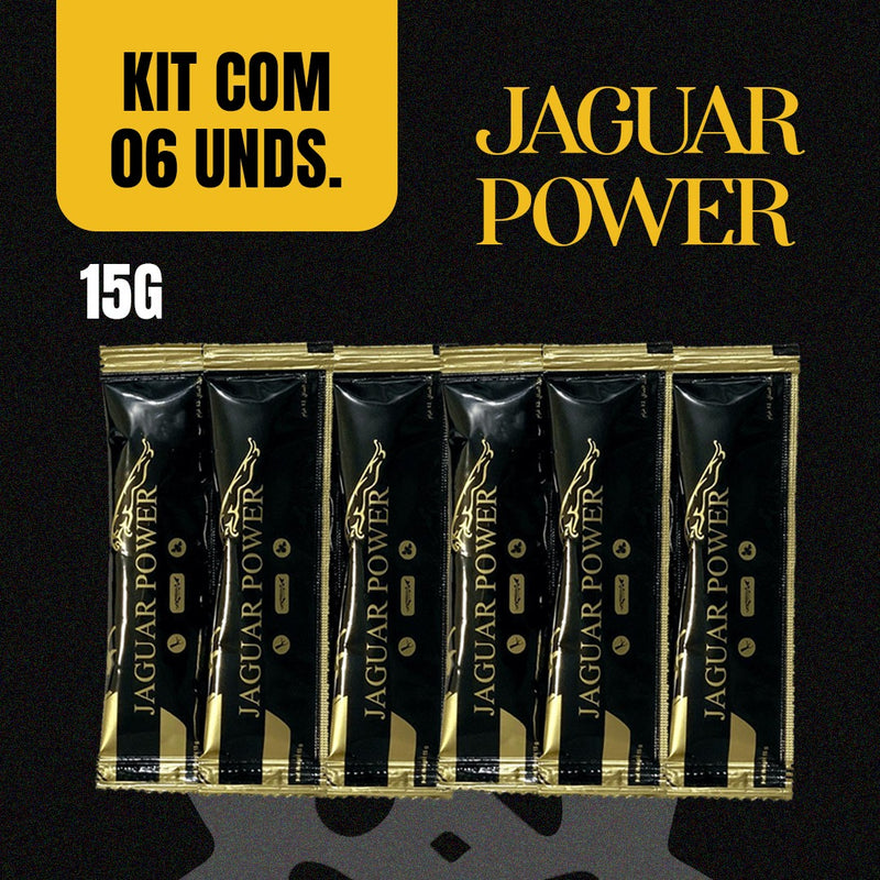 JAGUAR POWER HONEY - KIT C/6 SACHÊS 15G - ORIGINAL