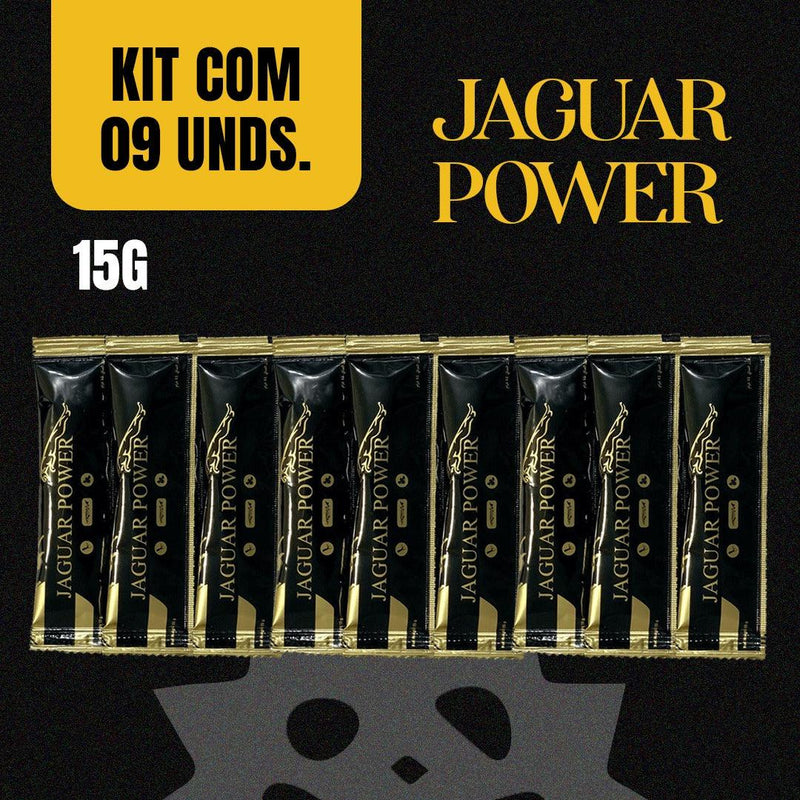 JAGUAR POWER HONEY - KIT C/9 SACHÊS 15G - ORIGINAL