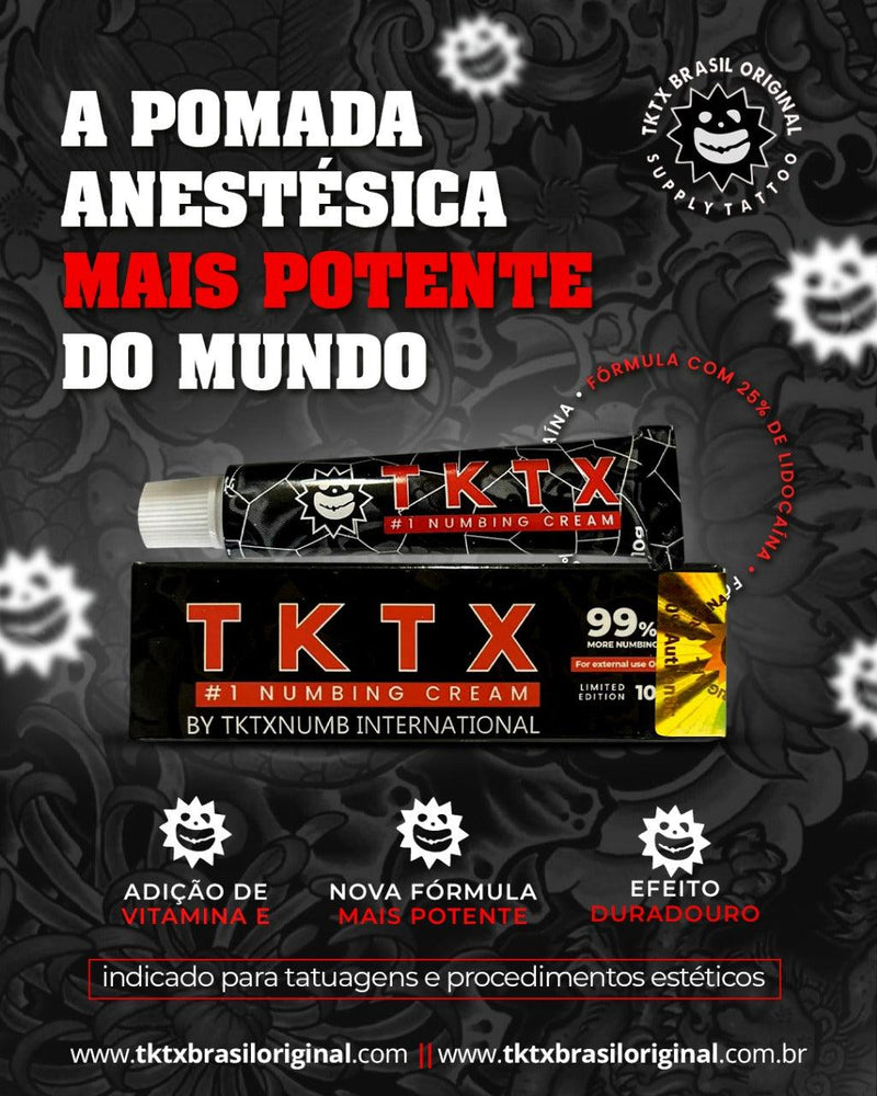 Pomada TKTX Black 99% Original | Edição Elite (Blackwork)