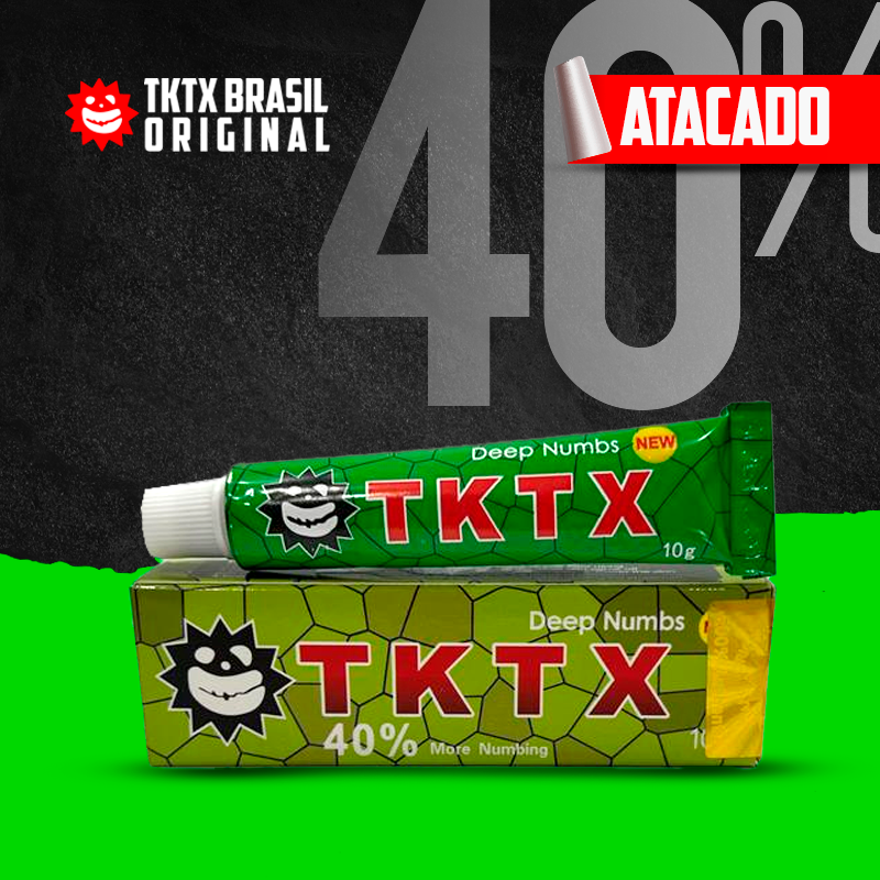 TKTX Verde 40% I Pomada Anestésica - ATACADO E VAREJO