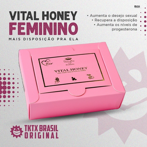 VITAL HONEY FEMININO - CAIXA C/12 SACHÊS 10G
